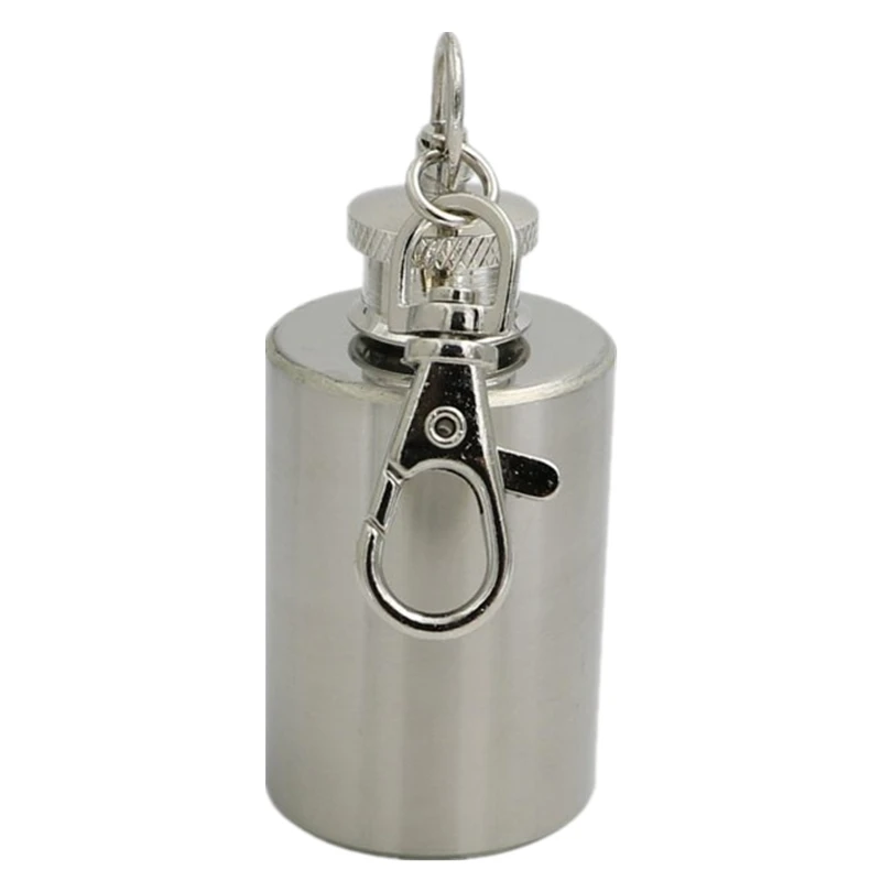 1 унций Портативный фланец из нержавеющей стали мини цилиндрическая фляга виски