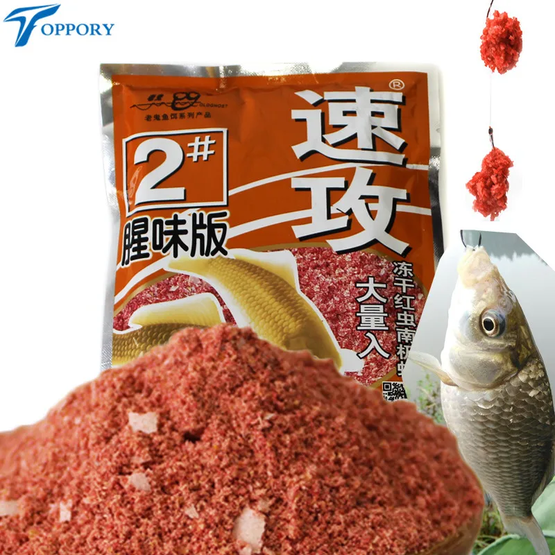 Toppory 110 г мастер 2 # рыболовная приманка для ловли карпа/карпа рыбий красный червь