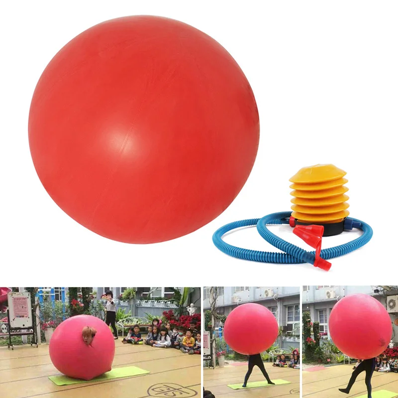 72 Inch Latex Giant Human Egg Balloon Round Climb-in Balloon for Funny Game E2S