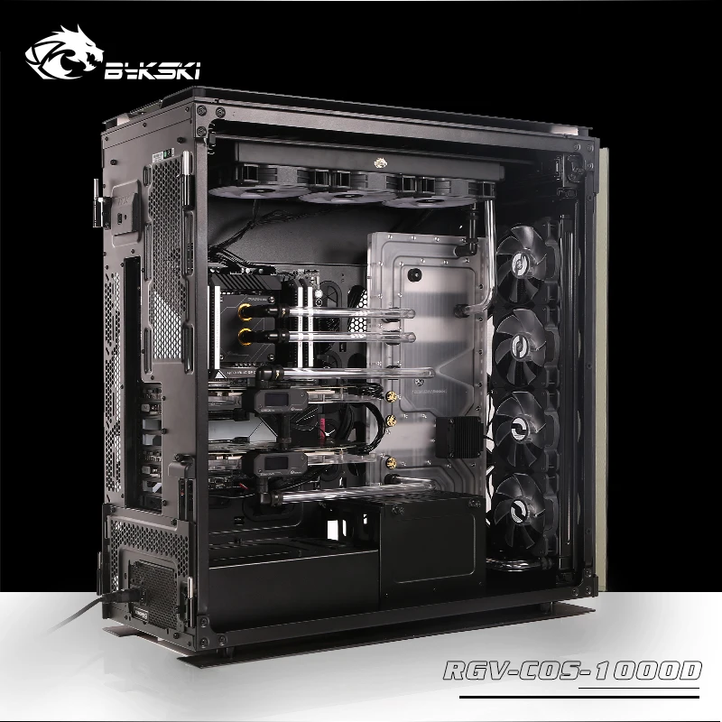 Bykski водный охладитель водной плиты для CORSAIR 1000D случае, RBW(5 V), подходит для водяного охлаждения здания