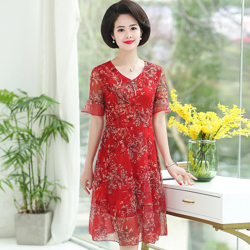 2020 летнее женское новое платье в длинном абзаце свободное шифоновое большого