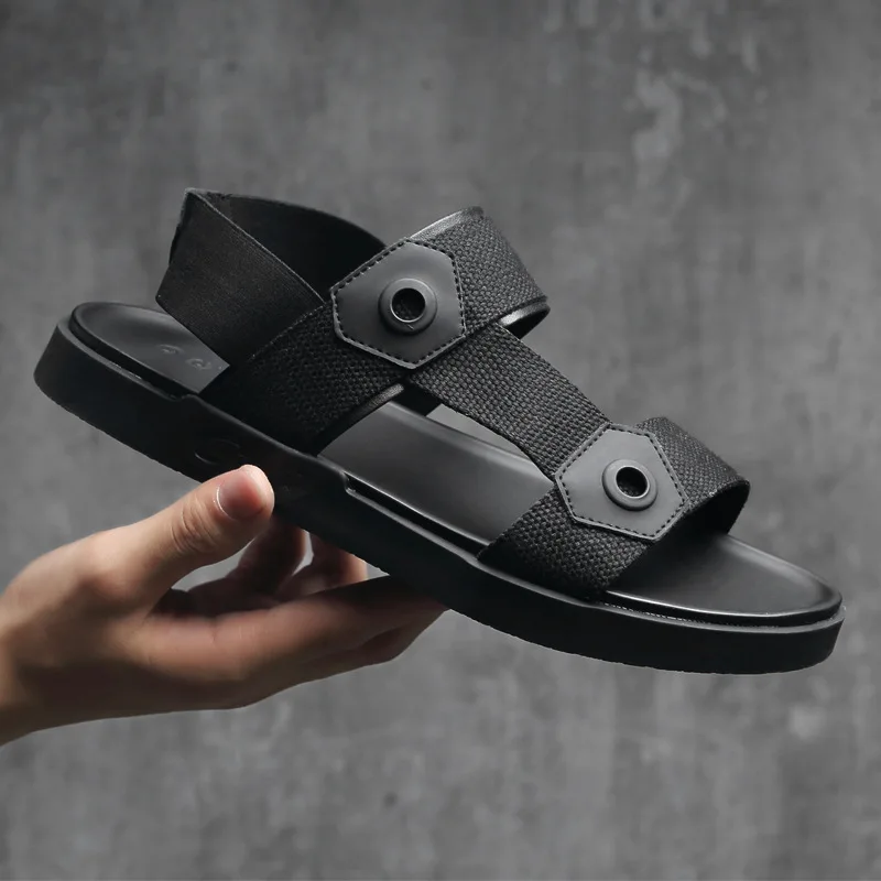 Summer Sandals Men's Beach Shoes Leisure Korean Style Roman Outdoor and Slippers Mens Gladiator | Обувь
