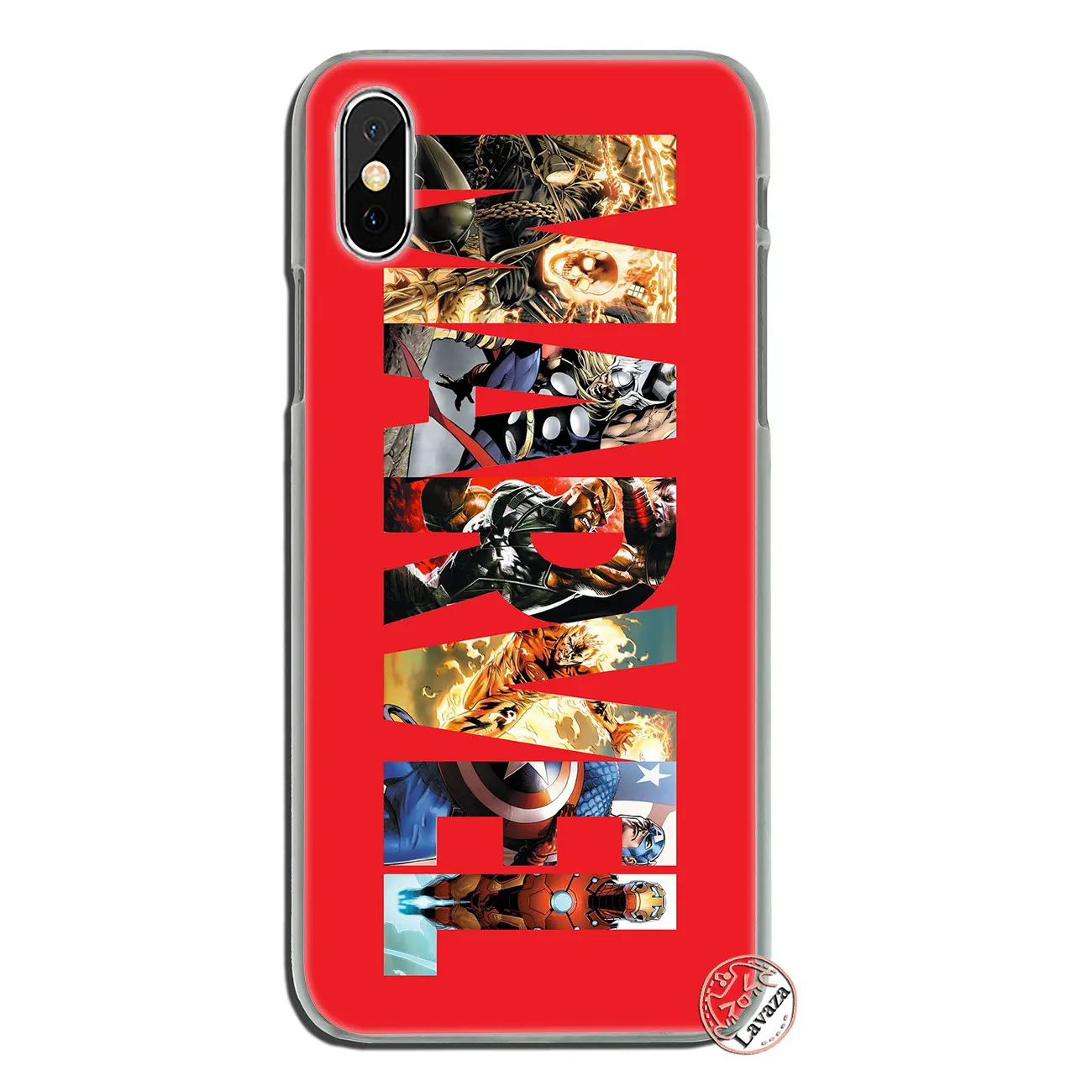 12 Жесткий чехол для телефона Lavaza Marvel, Мстители, Капитан Америка, для iPhone XR XS X 11 Pro Max 10 7 8 6 6S 5 5S SE 4S 4 - Цвет: 12