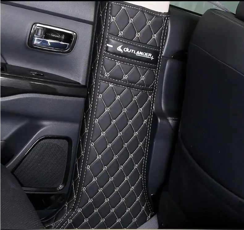 Центральный подлокотник коробка kick-proof pad, спинка сиденья kick-proof защитная накладка для Mitsubishi Outlander 2013- автомобильные чехлы