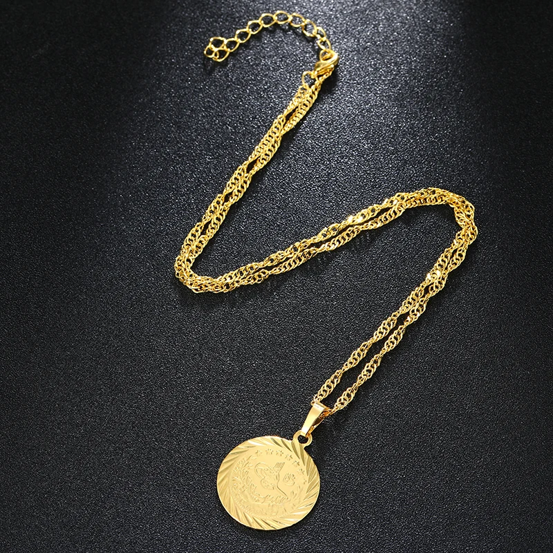 Ожерелье SONYA с турецкой монетой для женщин ювелирные изделия арабскими Монетами