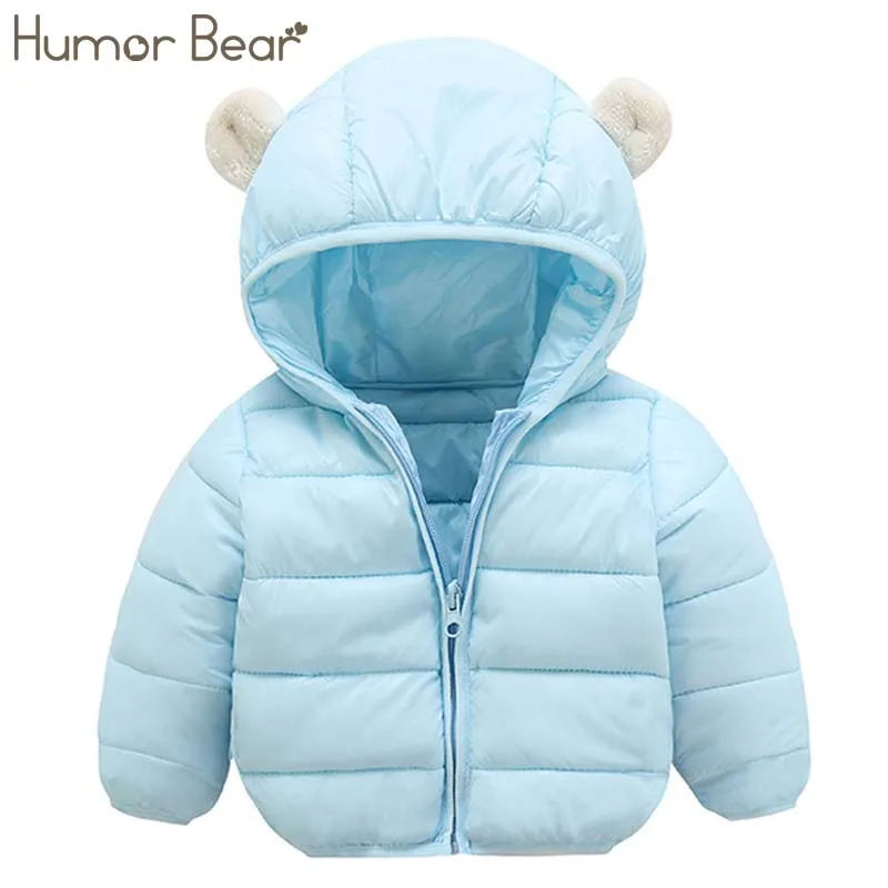 Humor Bear/верхняя одежда; детская одежда с капюшоном; хлопок; теплая верхняя одежда; куртки; осенние детские куртки; детская куртка