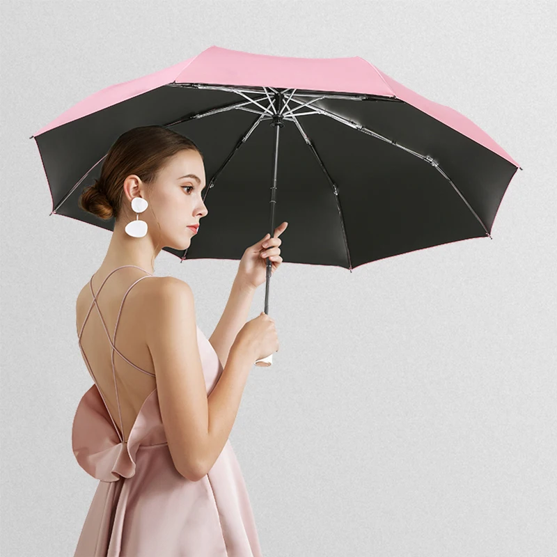 Зонт от солнца женский для путешествий улицы автоматический зонт портативный