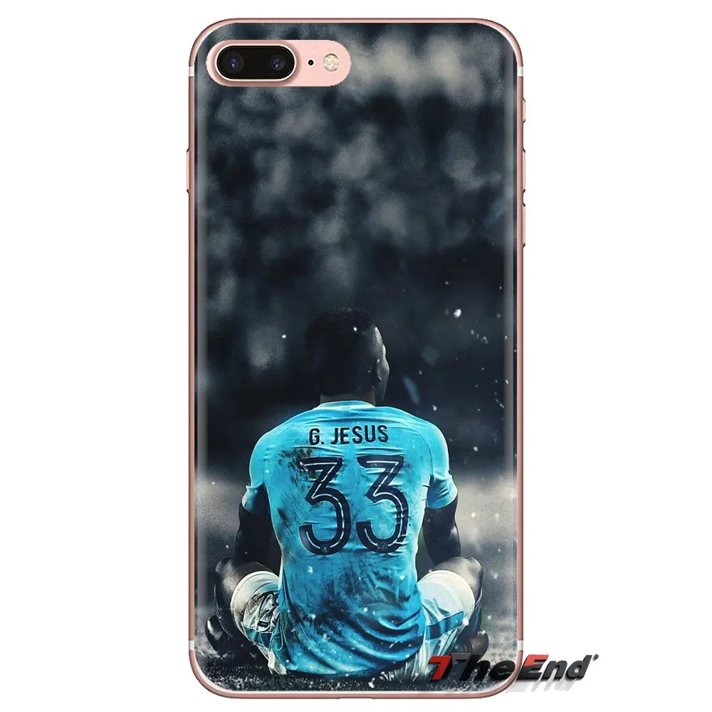 footballer Gabriel Jesus 33 For Xiaomi Redmi 4A S2 Note 3 3S 4 4X 5 Plus 6 7 6A Pro Pocophone F1 Soft Transparent Cases Covers |