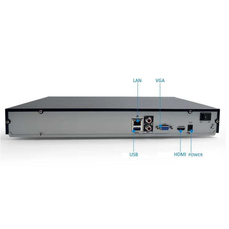 NVR4208-4KS2 8 Channel Security CCTV 4K Network Video Recorder support 8MP IP Recording 2SATA up to 6TB NVR | Безопасность и