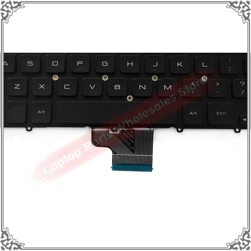 Оригинальная Черная американская клавиатура для DELL Precision M3800 XPS 15-9530 9530 клавиатура на замену с подсветкой