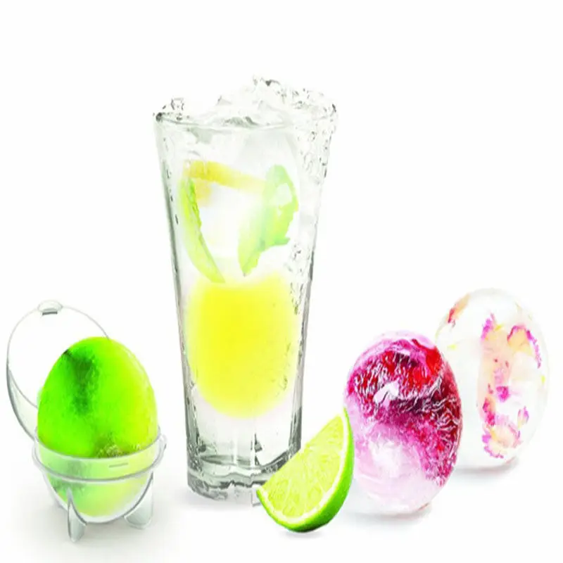 Прекрасный 4 шт ледяной кирпич круглый Сферический лоток кубик для вечеринок бар