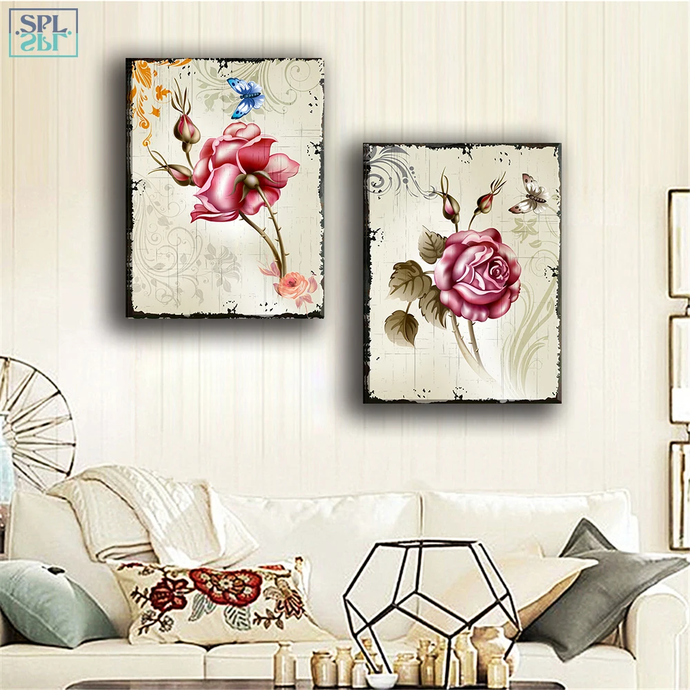 SPLSPL бескаркасная Модульная картина маслом холст искусство печать украшение дома