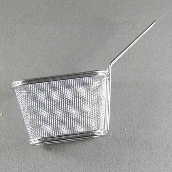 

304 Stainless steel mini frying fried filters chicken fried sieve strainers mesh snack basket colanders