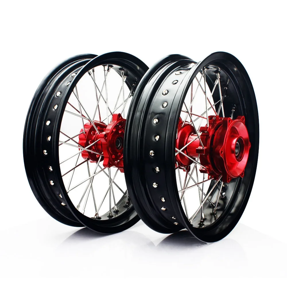 BIKINGBOY для SUZUKI DR650SE 96 97 98 99 00 01 02 03 04 16 15 14 13 Supermoto 17*3 5 17*4 25 Передние Задние колесные