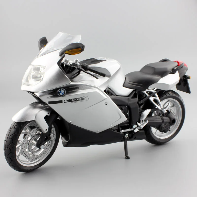 1:12 Масштаб бренд K1200S K 1200 S 2004 мото велосипед литой автомобиль и супер Спорт Тур мото rcycle модель Бесплатные колеса игрушка сувенир мальчик