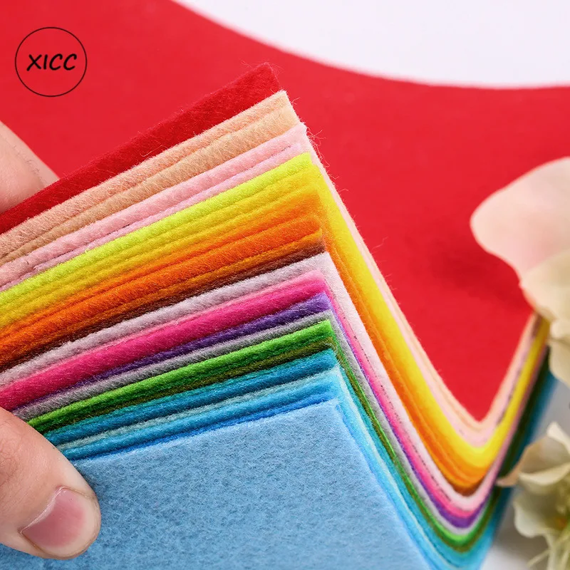 XICC цвета 1 мм нетканый Войлок Ткань для детской школы ручной работы игрушечные цветы куклы DIY ремесло стены выставки украшения дома