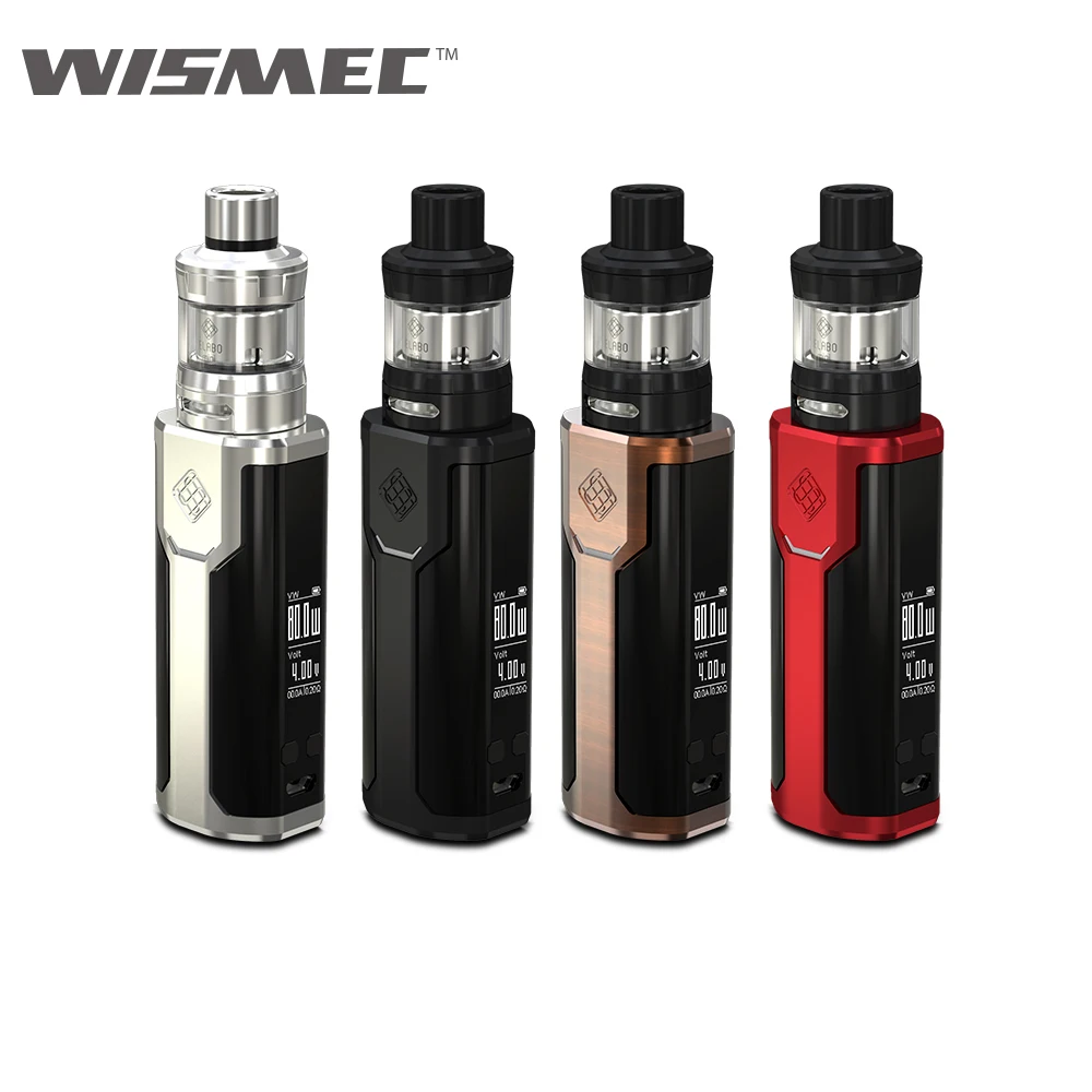 Оригинальный Wismec Sinuous P80 с ELABO мини комплект 2 мл распылитель электронная сигарета