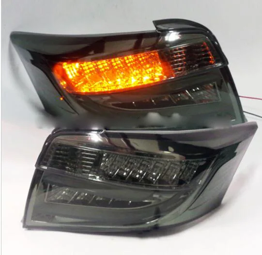 Black taillight HID,~, автомобильный Стайлинг для Vios фар, Cruiser, RAV4, camry, Hiace, sienna, yaris, Tacoma, Vios Головной фонарь - Цвет: Black taillight