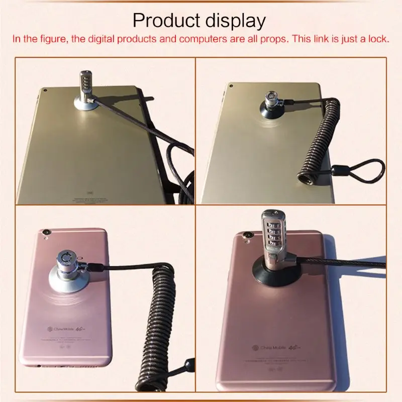 Портативный Круглый планшет из цинкового сплава с защитой от кражи | Компьютеры и