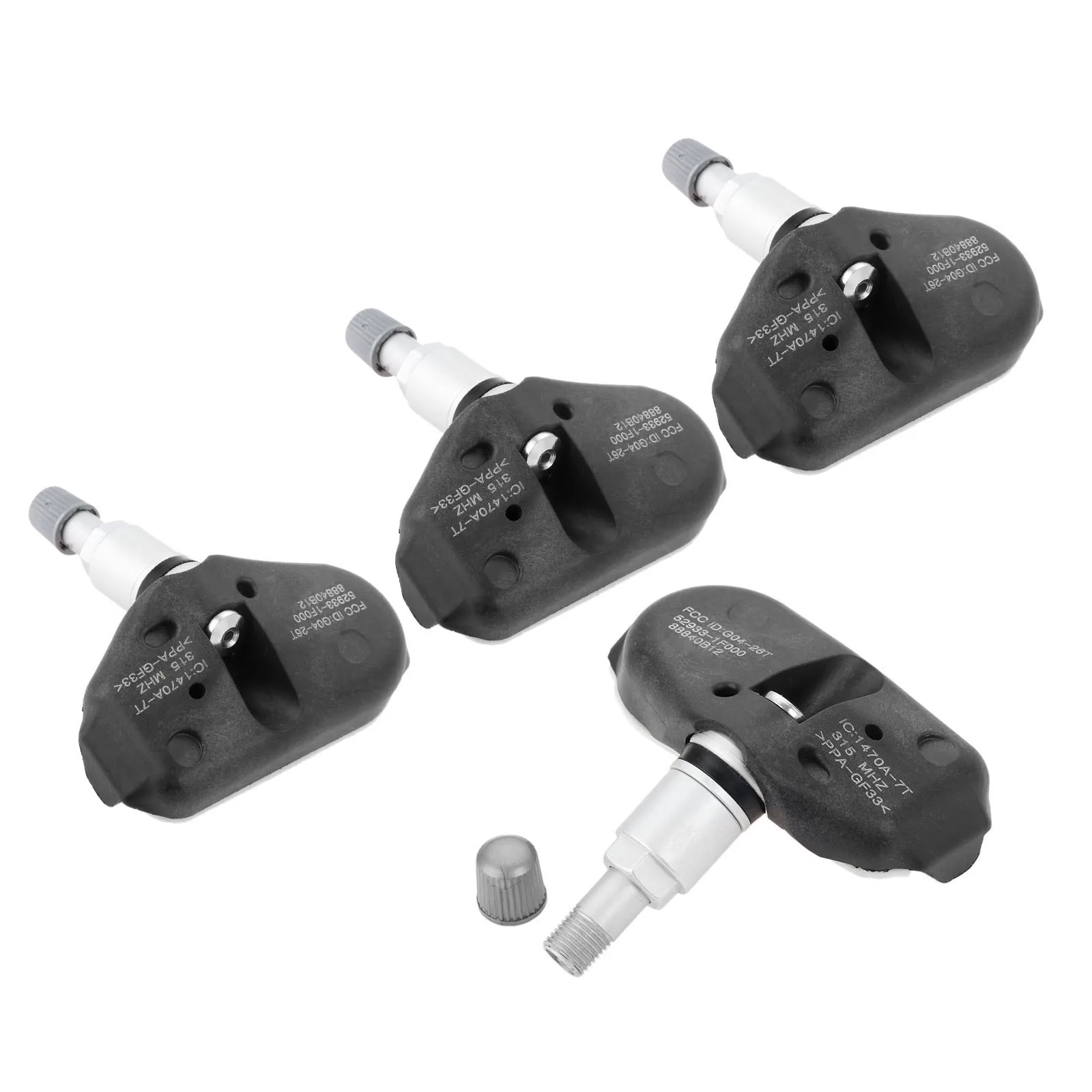 Yetaha 4 шт. TPMS датчик давления в шинах системы мониторинга шин для Tucson Tiburon Accent Kia Amanti