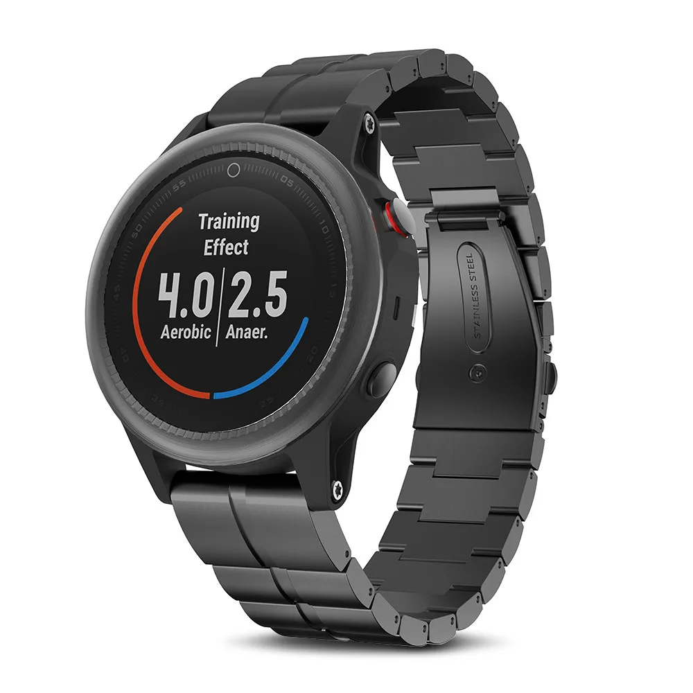 20 мм нержавеющая сталь Ремешки для наручных часов Garmin Fenix 5S Quick Fit Металлический Браслет замена для Fenix 6 S/Fenix 6S Pro/Fenix 5S Plus