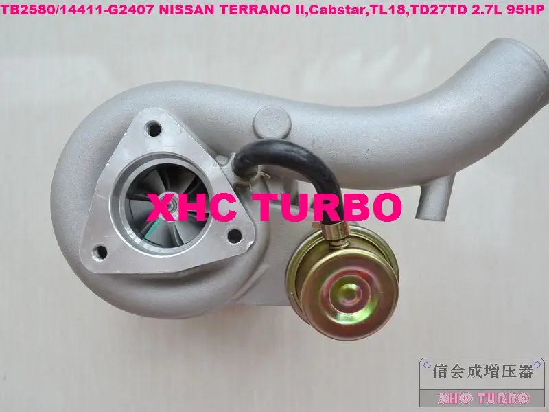 Новый турбокомпрессор TB2580 703605 14411 G2407 для Nissan TERRANO II Cabstar TL18 TD27TD 2.7L 95HP/125HP|turbine