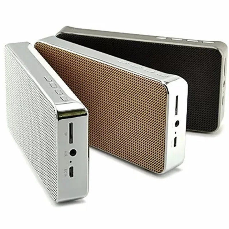 Ультра тонкие Металлические Мини Портативный Беспроводной Стерео Динамик