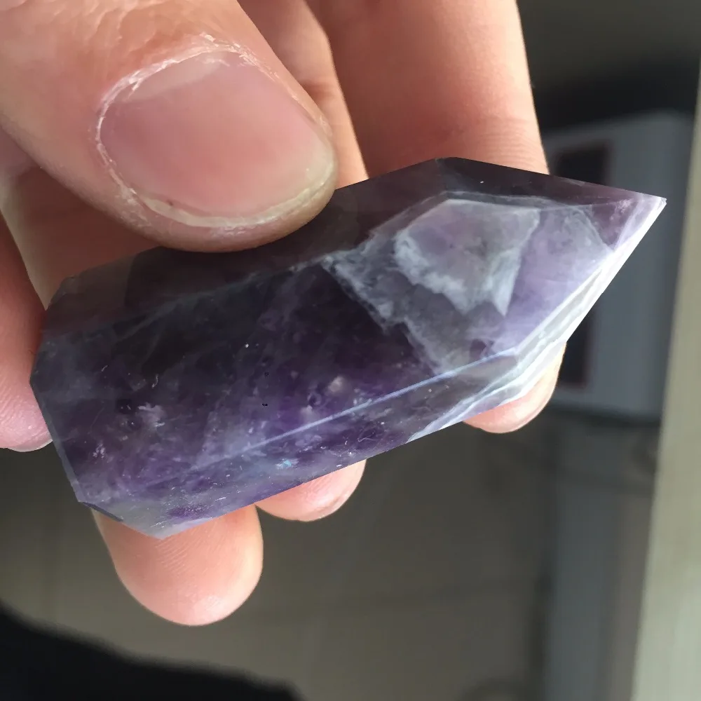 4 штуки в лоте оптовая цена натуральный аметист мечта кристалл точка палочка