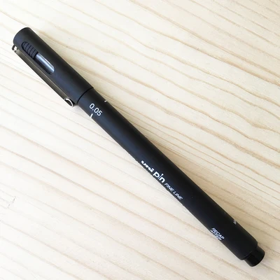 Uni Pin Art Pigma paint ing Pen водостойкая и выцветающая линейная краска ручка черного цвета товары для рукоделия пигментная ручка 005-08 - Цвет: 0.05mm