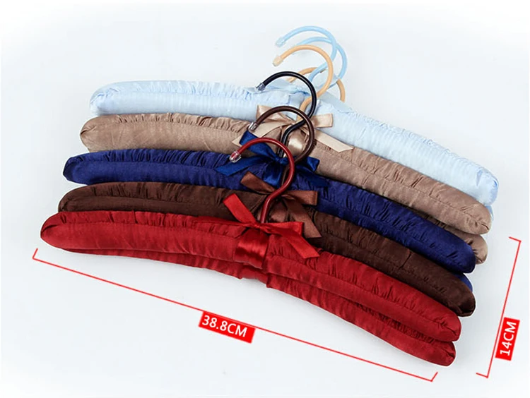 [Бесплатная доставка] вешалка с подкладкой из высококачественного атласа 21 цвет