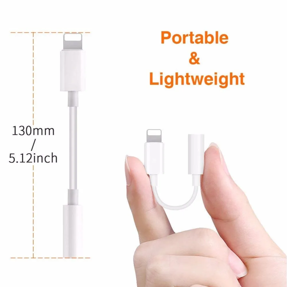 HBUDS IOS 11 12 адаптер для наушников iPhone 7 8 X AUX Lightning Female до 3 5 мм папа Адаптеры кабель