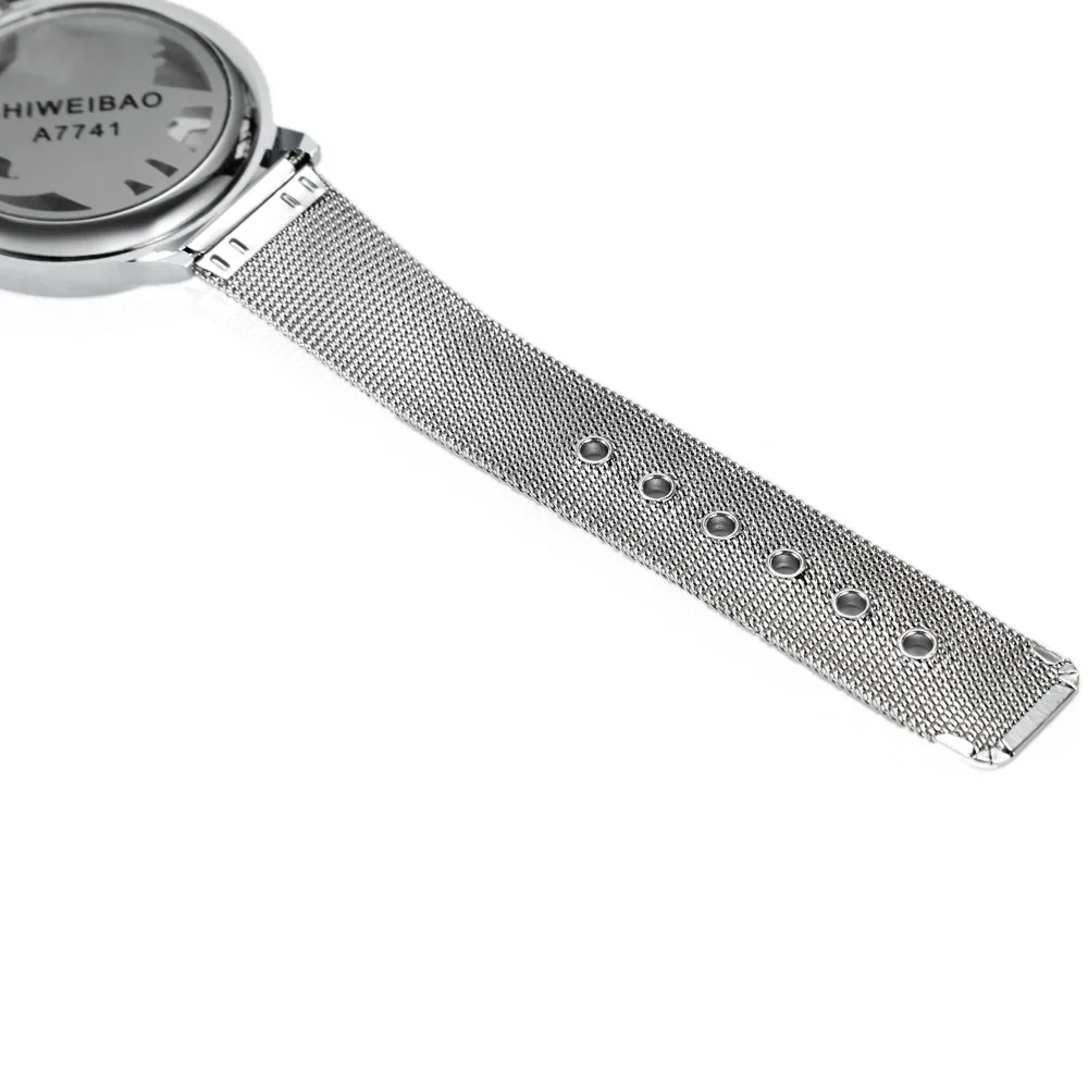 Женские часы серебристого цвета со стальным сетчатым браслетом женские модные