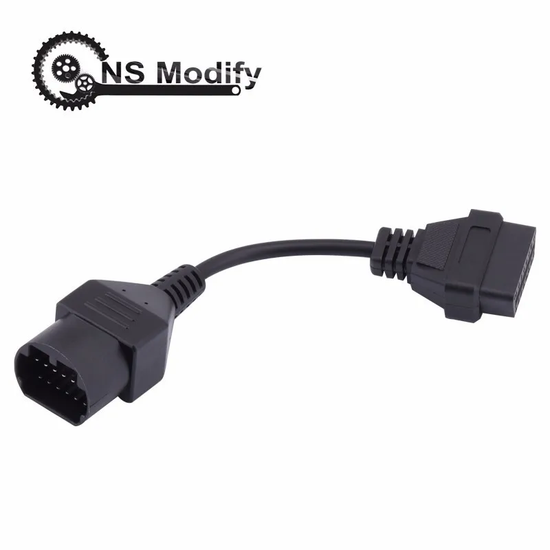 NS Modify 17 Pin к 16 OBD2 кабель диагностический Соединительный адаптер OBDII Женский Разъем