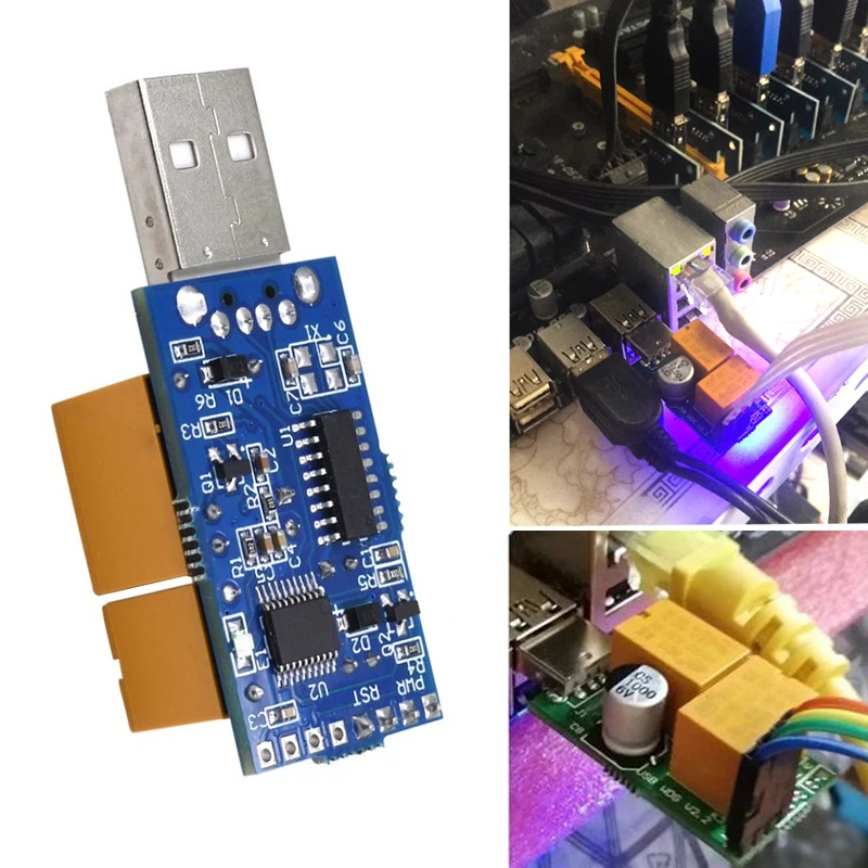 Overfly USB сторожевой карты двойной реле без внимания автоматический перезапуск