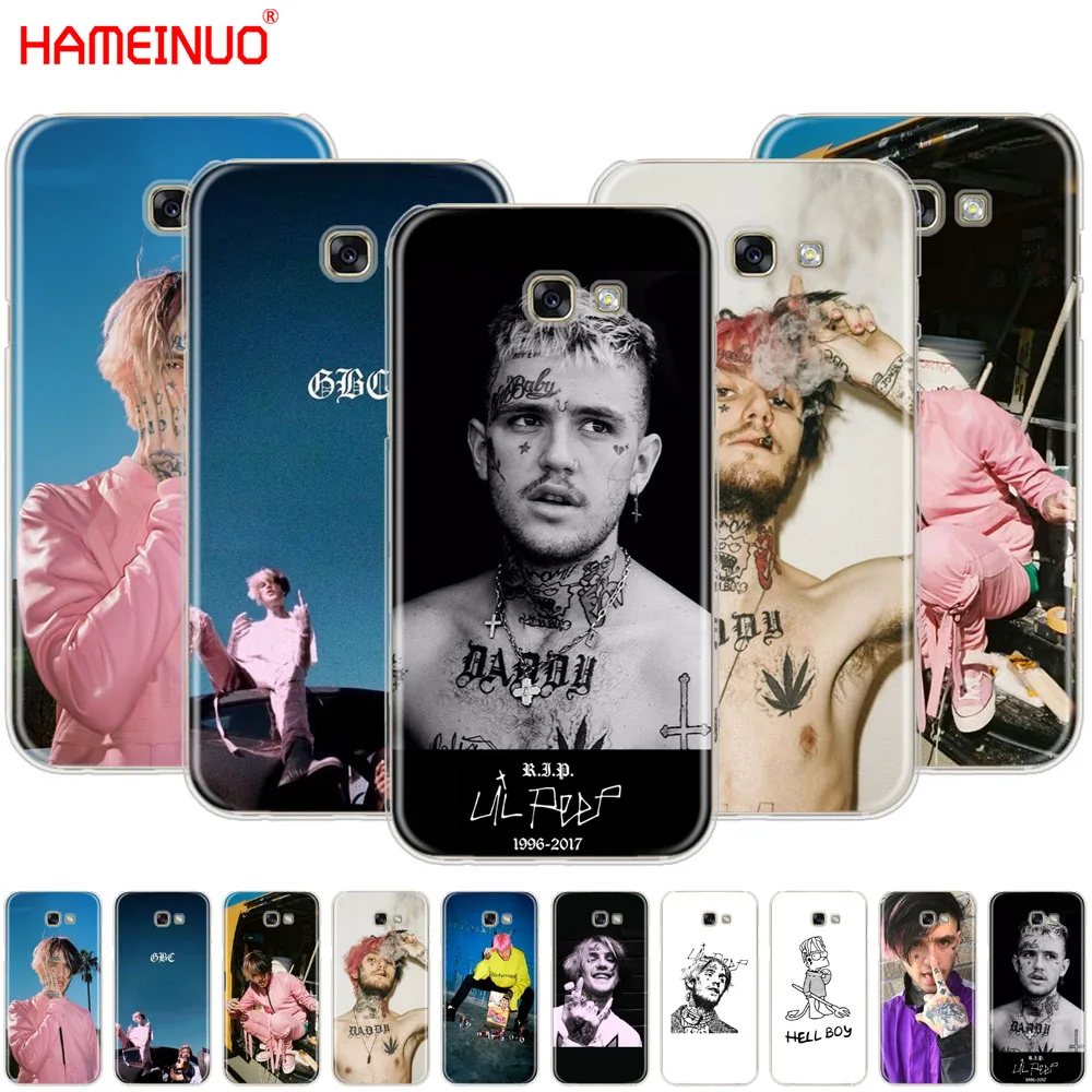 HAMEINUO Lil Peep чехол для сотового телефона Samsung Galaxy A3 A310 A5 A510 A7 A8 A9 2016 2017 | Мобильные