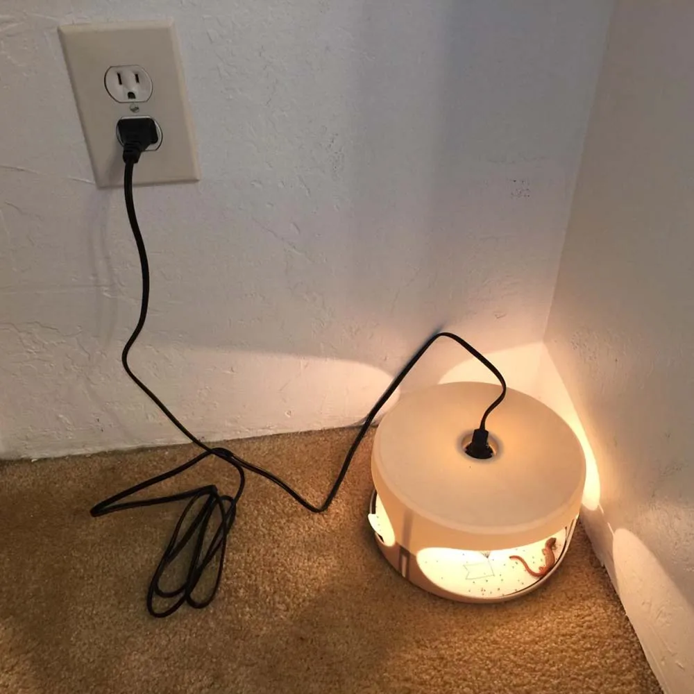 

Sticky Flea Killer Trap Lamp Household Non-toxic Bug Control Insect Killer Pet Flea Eliminate Tool