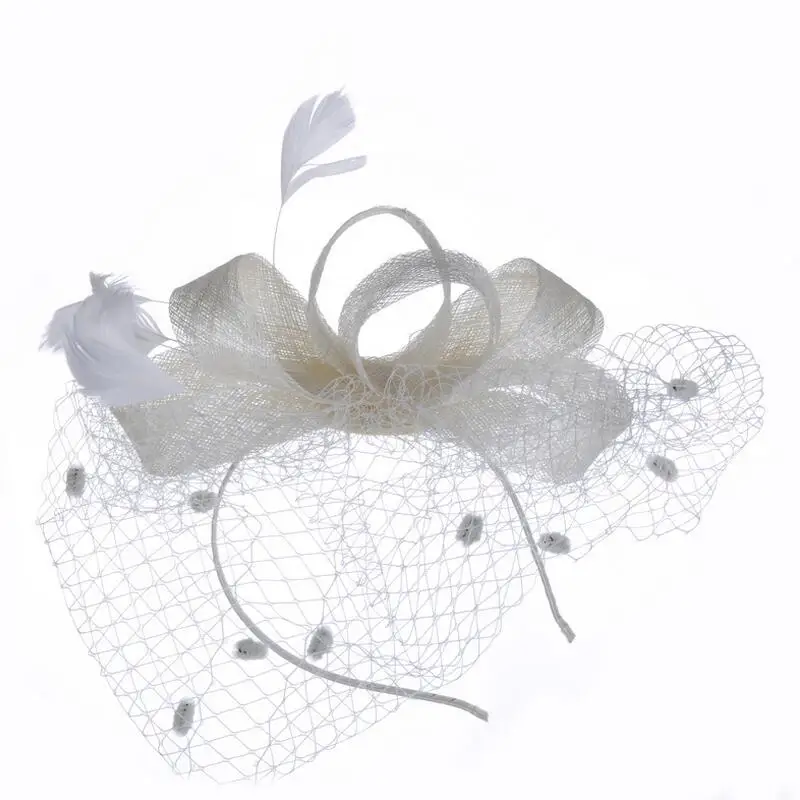 HooltPrinc Горячая Тюль ручной бабочка узел жаккардовые обруч волос украшения для
