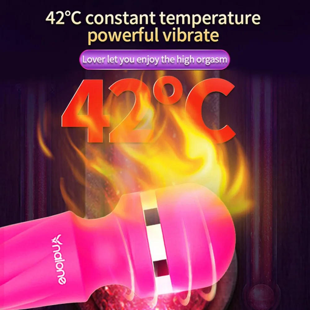 Nalone мощный 7-скоростной нагревательный Волшебный жезл водонепроницаемый