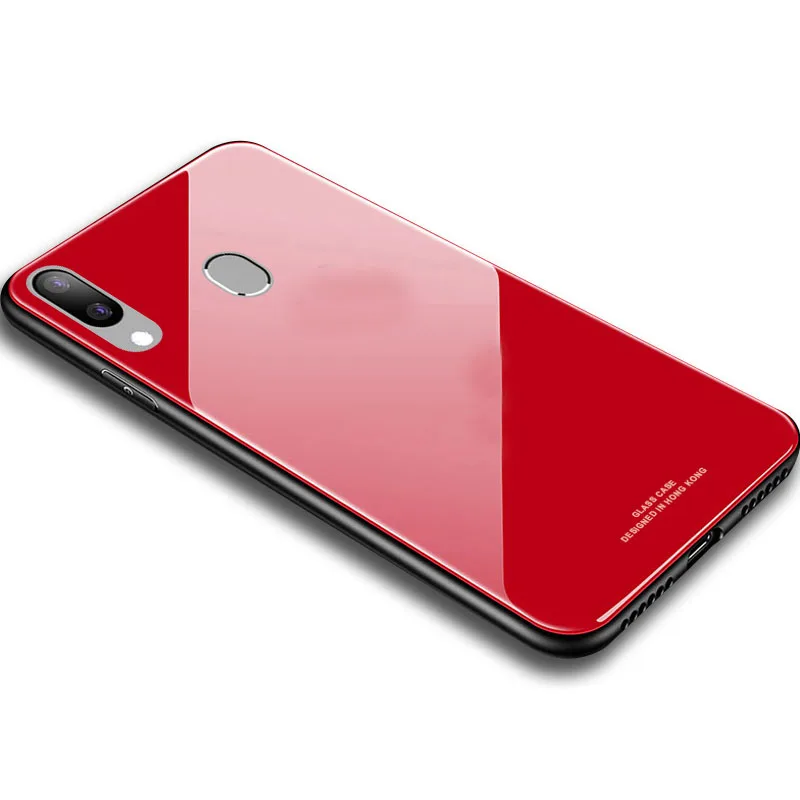 Red Роскошный Жесткий зеркальный чехол XNRAPID для samsung galaxy M10 M20 A10 A30 A40 A50 A70, силиконовый чехол из ТПУ для задней панели телефона etui - Цвет: Red