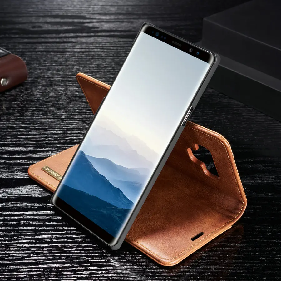 Магнитный чехол-кошелек DG.MING 2 в 1 для Samsung Galaxy Note 9 съемный откидной кожаный чехол 8
