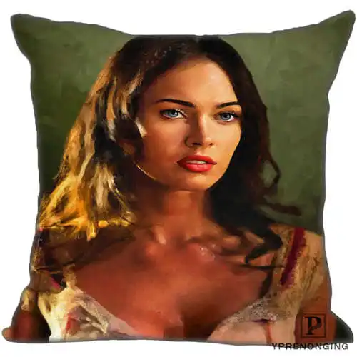 Pillowcase Лучшая Заказная Меган лиса(1) Наволочка на подушку, спальня домашняя квадратная Наволочка на молнии(с одной стороны)#190404-01-189 - Цвет: Pillowcase