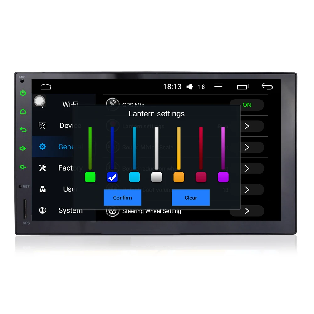 Best 7 &quot2 Din Android 6 0 автомобилей Радио Авто 4 ядра HD ТВ FM универсальный автомобильный