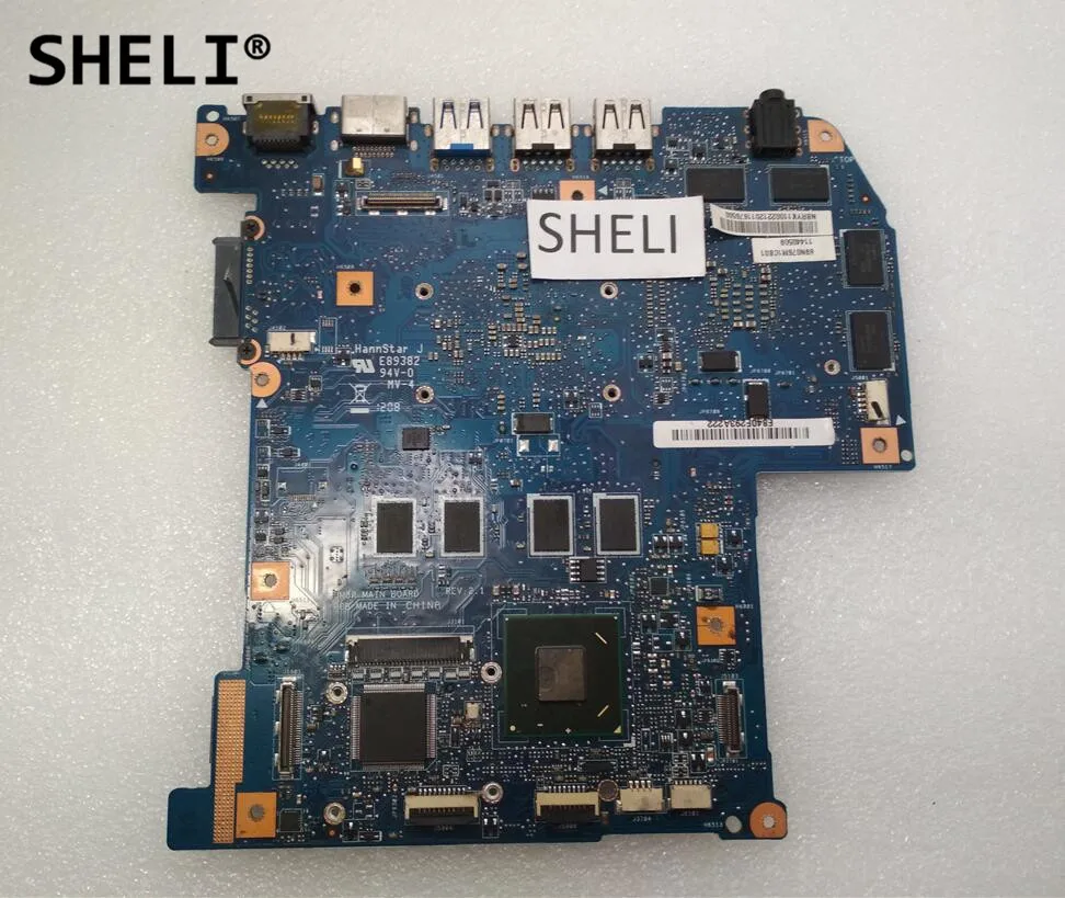 SHELI для acer M3-581 M3-581G M3-581TG материнская плата JM50 с I5-2467M процессор GT640M 69N076M1CB01