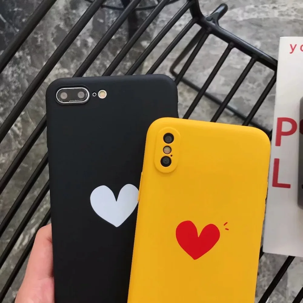 Модный Мягкий ТПУ силиконовый ультра тонкий чехол для iPhone X 7 8 Plus милые чехлы