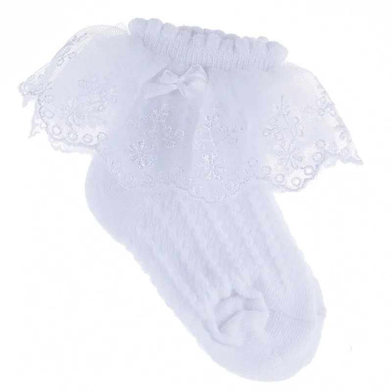 Новинка мягкие тонкие летние детские сетчатые носки для маленьких девочек