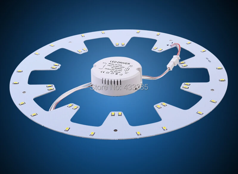 Хит! Круглая Светодиодная панель AC85-265V SMD5730 круглая потолочная с драйвером и