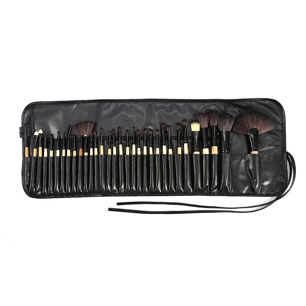 Профессиональный набор кистей для макияжа Кабуки 32 шт. лица теней век румян пудры