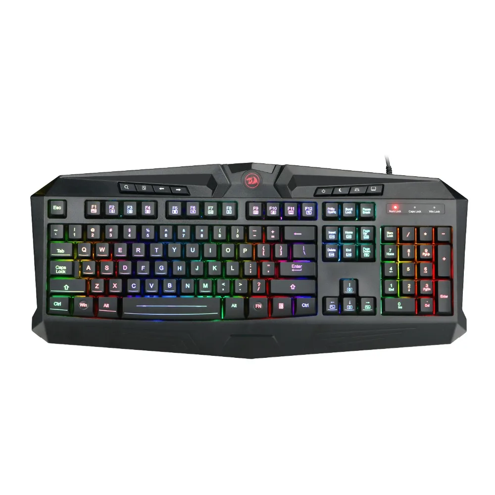 Redragon K503 игровая клавиатура RGB светодиодная подсветка с 12 выделенными