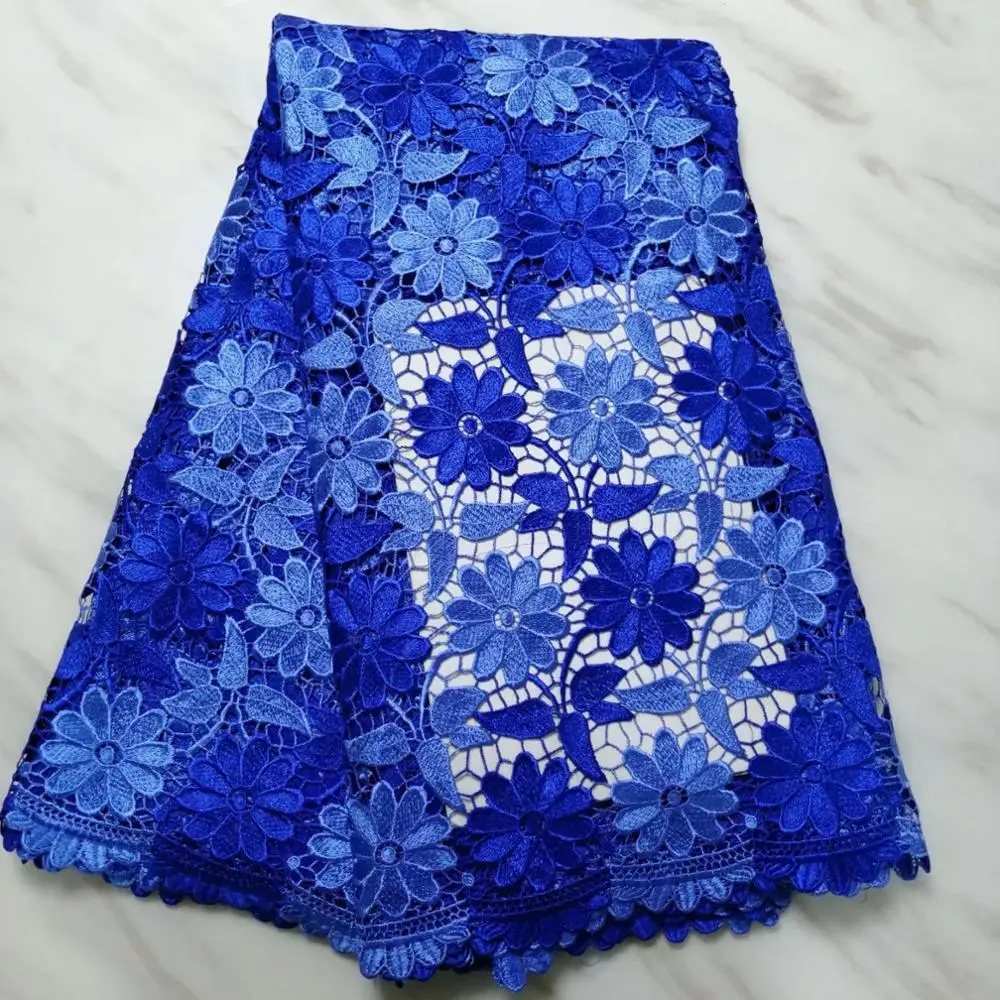 

Cassiel New Arrival African Lace Fabrics 2019 High Quality Cord Guipure Lace Fabric Women Nigerian Water Soluble Lace Fabric