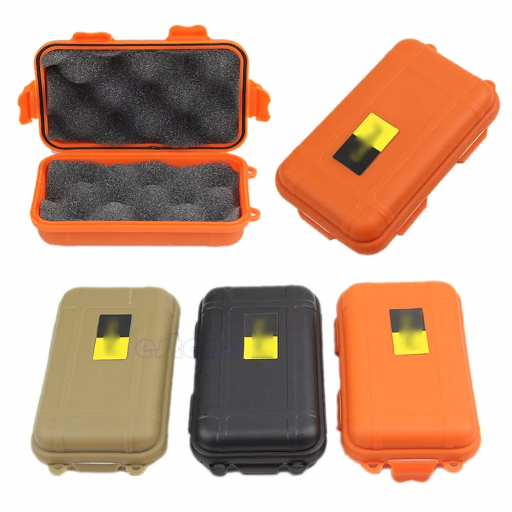 

EDC Outdoor Survival Waterproof Equipment Sealed Box Dustproof Pressure-Proof W15